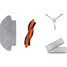 Srfn Ticaret Vacuum Mop Pro Seti: 1 Adet Fiber Mop Bezi - 2 Adet Hepa Filtre - 1 Adet Yan Fırça - 1 Adet Ana Fırça