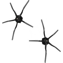 Srfn Ticaret Roborock S5 Max Uyumlu Yan Fırça Siyah (2 Adet)