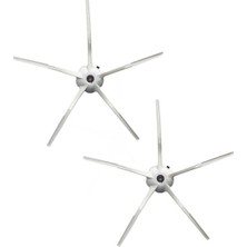 Srfn Ticaret Xiaomi Roborock S5-S50-S51-S55-S6-S6 Pure-S5 Max Robot Süpürge 5 Kollu Fırça (2 Adet Beyaz)