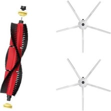 Srfn Ticaret Roborock S50 Fırça Seti: 1 Adet Ana Fırça - 2 Adet Yan Fırça