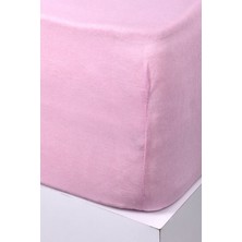 Ataca Tekstil Penye 100x200 Cm Pamuklu Lastikli Çarşaf Pembe