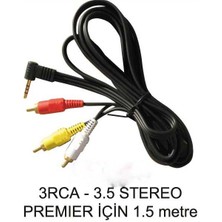 Stereo 3.5mm & 3'lü RCA Dönüştürücü Kablo