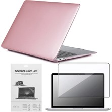 Codegen Apple 13" Macbook Pro M2 A2686 Rose Gold Kılıf Koruyucu + Ekran Filmi CMPTM2-133RG