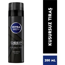 NIVEA Men Deep Dimension Tıraş Köpüğü 200ml;Kusursuz Tıraş