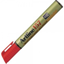 Artline : 157 Beyaz Tahta Markör Kalem : 2,0 mm : Kırmızı