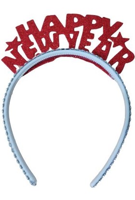 Happy New Year Yılbaşı Tacı, Parti Tacı, Yeni Yıl Tacı, Yılbaşı Süsü, Yılbaşı Ürünleri, Yılbaşı Hediyesi