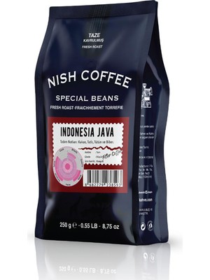 Nish Filtre Kahve Endonezya Java 250 Gr - Öğütülmüş