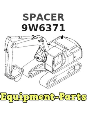 Cat 9W-6371 Spacer 1 Adet