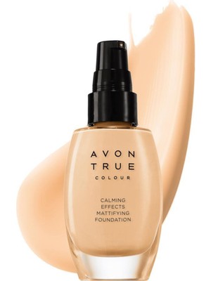 Avon Calming Effects Fondöten 30 ml Ivory Tüm Cilt Tipleri için Mat ve Pürüzsüz Bitiriş