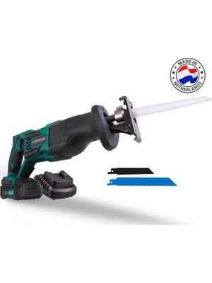 VONROC Vpower 20V Akülü Tilki Kuyruğu Testere - 2.0Ah Pil