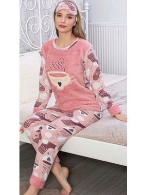 Afilli Moda Ikili Polar Pijama Takımı