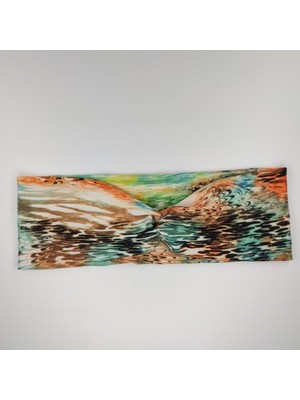 Tedz Collection Mordino Turuncu Alacalı Saç Bandı