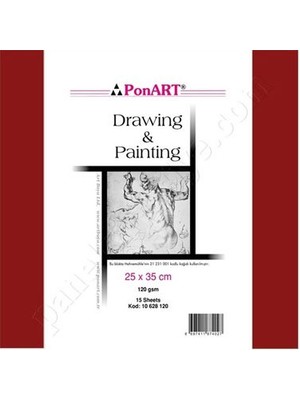 Ponart Drawing-Painting Resim Defteri 25X35 200 Gr. 20 Yp. 20141