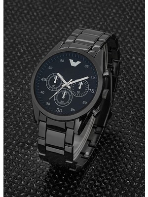 Trend Model Siyah Metal Erkek Kol Saati SEH8098