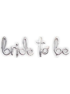 Partioutlet Bride To Be Gümüş Folyo Balon