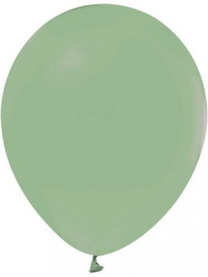 Hknys 75 Adet Yeşil Renk Pastel Balon-Pastel-Soft Balon-Dogum Günü Parti Balonları