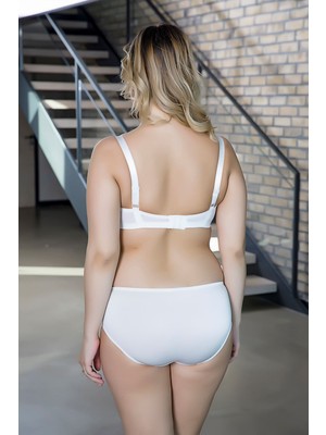 Moonlight 2131 Full Dantelli Toparlayıcı Sütyen Ekru