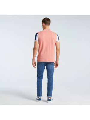 Nautica Erkek Pembe Classic Fit Kisa Kollu Polo KC25603T.6GA