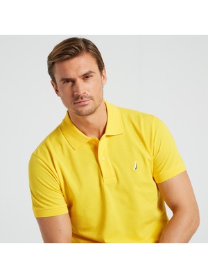 Nautica Erkek Sari Classic Fit Kisa Kollu Polo KC25625T.70E