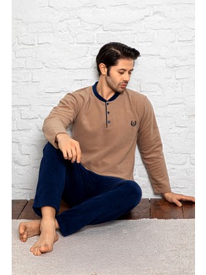 Nisanca Kışlık Erkek Polar Pijama Takımı