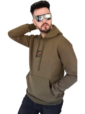 Dynamo Erkek Oversize Kapüşonlu Sweatshirt 6742 BGL-ST02313