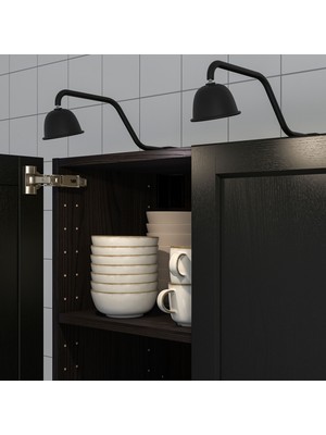 IKEA Tvardrag Led'li Dolap Aydınlatması Siyah 130 Lm