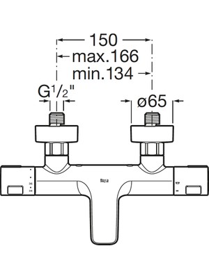 Roca Termostatik Banyo Bataryası