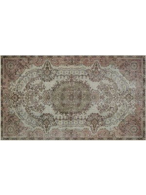 Sempati Halı Özel Vintage El Dokuma Eskıtme Halı 170 X 291 Cm 9674