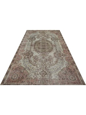 Sempati Halı Özel Vintage El Dokuma Eskıtme Halı 170 X 291 Cm 9674