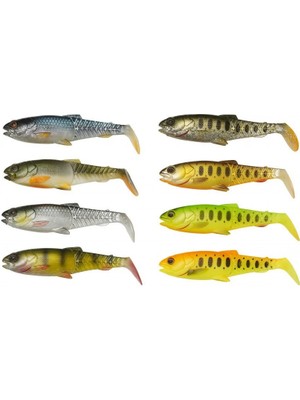 Savage Gear Craft Cannibal Paddletail 8.5 cm 7 gr Suni Yem Green Silver