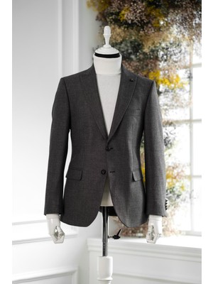 Apartro Klasik Kesim Çift Yırtmaç 6 Drop Kışlık Erkek Tek Ceket