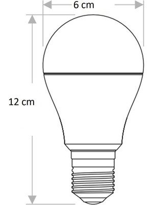 Cata CT 4259 12W/6400K Sensörlü LED Ampul Beyaz