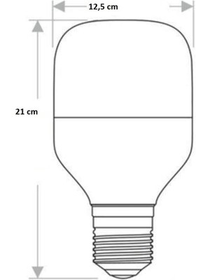 Cata CT 4262 50W/6400K LED Ampul Beyaz 6 Adet