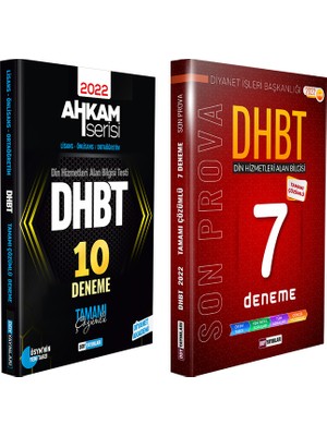 Ddy Yayınları Ddy YAYINLARI  Dhbt Tüm Adaylar 2'li Deneme Seti