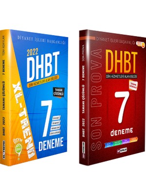 Ddy Yayınları Ddy YAYINLARI  Dhbt Tüm Adaylar 2'li Deneme Seti