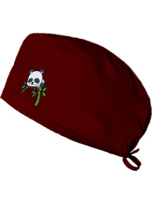 Bonecim Sevimli Panda Yavrusu Baskılı Doktor Bonesi Hemşire Bonesi Hastane Bonesi Aşçı Şef Bonesi Medikal Cerrahi Bone Chef Bandanası