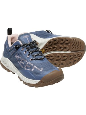 Keen Nxis Evo Wp W-Vintage Indigo/peachy Keen - Su Geçirmez Kadın Günlük Spor Ayakkabı - Mavi