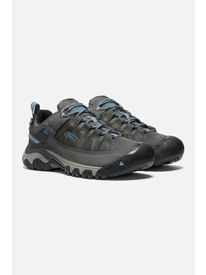 Keen Targhee 3 Wp W-Magnet/atlantic Blue - Su Geçirmez Kadın Yürüyüş Ayakkabısı - Gri