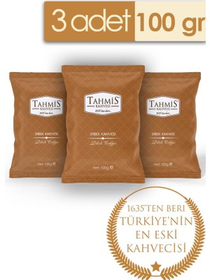 Tahmis Sade Dibek Kahvesi 3 x 100 gr