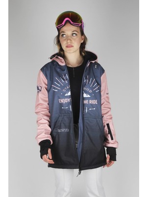 Snowsea Kurt&kadın Fermuar SS7787 Kadın Kayak Montu, 1. Kalite Kadın Snowboard Montu