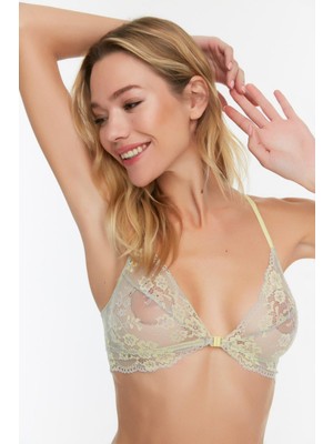 Önden Klipsli Full Dantel Bralet