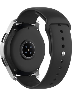 NovStrap Huawei Watch Gt6/Gt5/Gt4/Gt3/Gt2 46mm Pro/Se/Elite ile Uyumlu Kordon Klasik Silikon 22mm