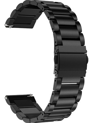 NovStrap Huawei Watch Gt6/Gt5/Gt4/Gt3/Gt2 46mm Pro/Se/Elite ile Uyumlu Kordon Çelik Metal 22mm