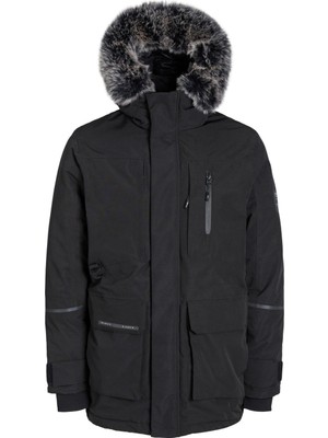 Jack & Jones Jcoexped Parka Siyah Erkek Mont 12215576-Black