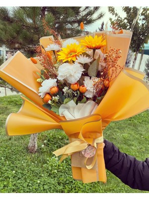 Z&B Flowers Sevgiliye Hediye Yapay Çiçek  Sevgiliye Hediye İsteme Çiçeği Gelin Çiçeği Buketi