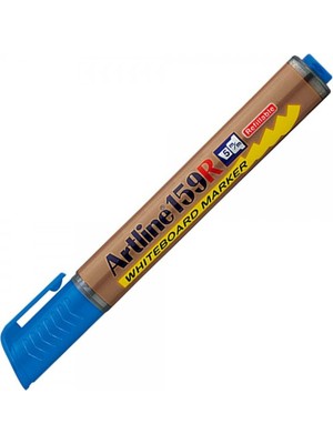 Artline : 159R Doldurulabilen Kesik Uç Beyaz Tahta Markör Kalem : 2,0-5,0 mm : Mavi