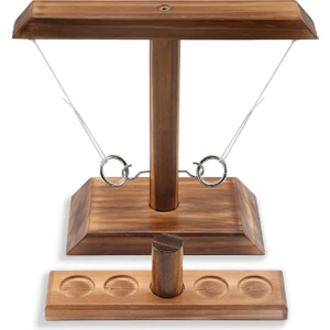 Yüzük Atma Oyunu, Kanca ve Yüzük Oyunu, Hook And Ring Game (Antik Ceviz)