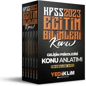 Yediiklim Yayınları 2023 KPSS Eğitim Bilimleri Konu Anlatımlı Modüler Set