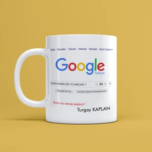 Kişiye Özel Google Dünyanın En Iyi Amcası Tasarımlı Kupa Bardak Mr-10