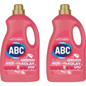 Abc Sıvı Çamaşır Deterjanı Kolay Ütü 2,7ltx2